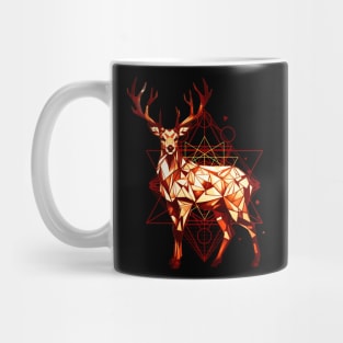 Geometric Deer Mug